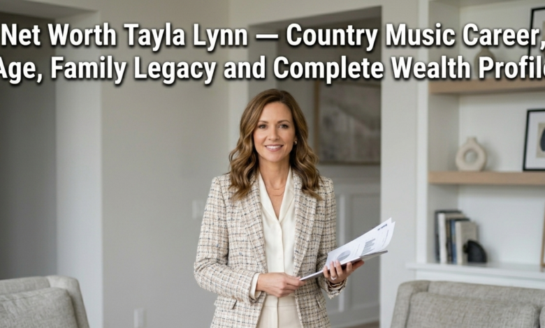 Professional portrait of a woman with documents, used for the "Net Worth Tayla Lynn" and gaming article.